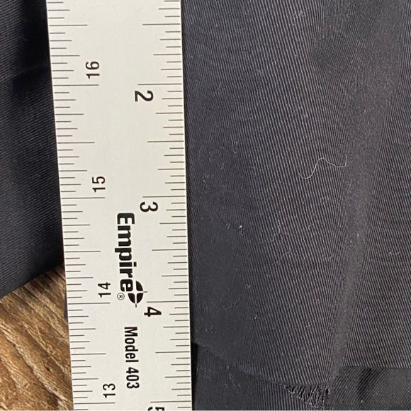 Gap Relaxed Girlfriend Twill Shorts Women 16 Black Pocket Cotton Stretch NEW - Picture 5 of 8